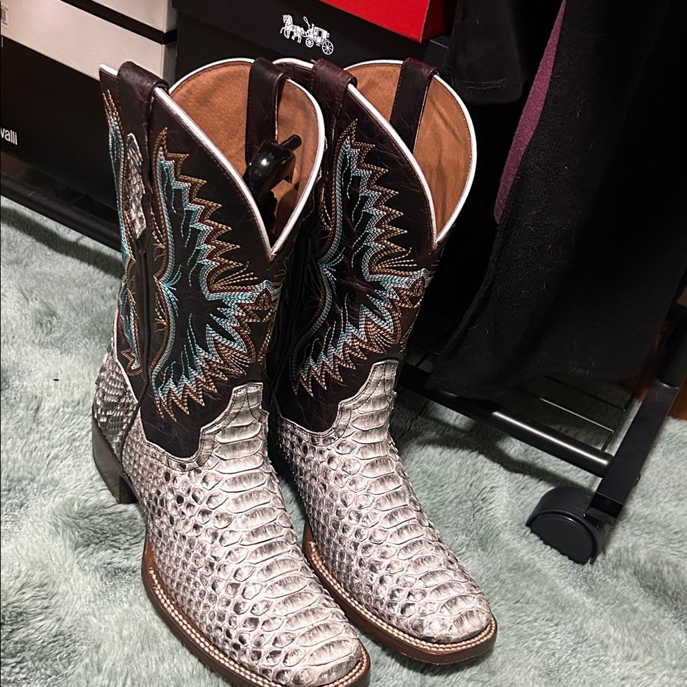 Women's Dan Post Python Rynna Western Boot - Picture 5 of 12